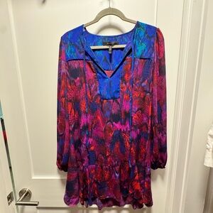 BCBG MaxAzria Colorful Women's Silk Dress